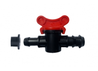 Van khóa khởi thủy + ron cao su ống LDPE 20mm