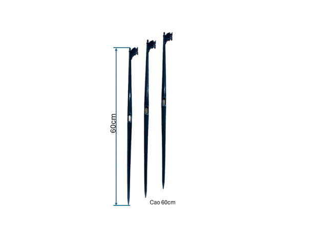 Cây cắm 60cm (đầu kẹp ống 6mm, ống 8mm)